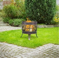 Promotion : Brasero d'extérieur en bois pour jardin, terrasse, camping