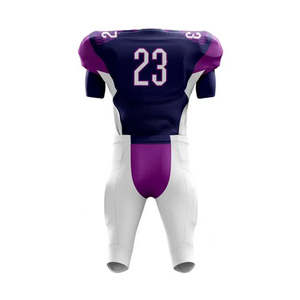 ชุดยูนิฟอร์มอเมริกันฟุตบอลแบบสั่งทำพิเศษ ระบายอากาศได้ดี สำหรับทีม  ไซส์ใหญ่  ดีไซน์โดดเด่น - Product Image 4