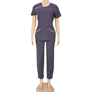 Tenues d'infirmières et d'athlétistes personnalisées en usine, ensembles de pantalons de jogging en sergé polyester/coton, unisexe, détection d'aiguilles, pour hôpital - Product Image 1