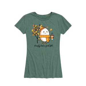 Camiseta ajustada con estampado de logotipo personalizado para mujer, ropa informal holgada con cuello redondo, camiseta de manga corta para mujer - Product Image 1