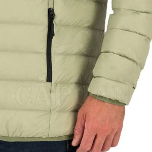 Meilleures ventes Veste d'extérieur rembourrée pour homme pour l'hiver Imperméable à capuche avec col montant Hiver Chaud Brillant en vente - Product Image 5