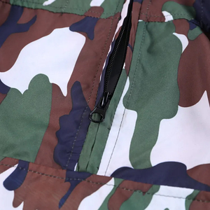 Chaqueta Cortavientos Impermeable Personalizable para Hombre, Cuello Alto, Logotipo Frontal, Grosor Estándar, Construcción Acolchada de Lona - Product Image 4