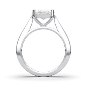 แหวนหมั้นเพชรรูปวงรี1.00กะรัต F-G/เทียบกับ925แหวนเพชรทำมือทำมือทำจากเงิน - Product Image 2