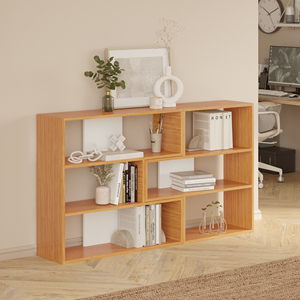 Elegante Librería Moderna de Estilo Europeo Aruba, Diseño de Paneles de Madera Duraderos, Solución de Almacenamiento Multiusos Plegable para Oficina en Casa - Product Image 4