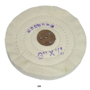 Paños de calicó sin blanquear con centro de cuero cosido de 4 x 40 para herramientas de joyería - Product Image 2