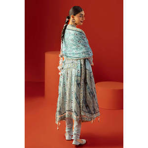 ชุดสูทผ้าลอนพิมพ์ลาย 3 ชิ้นสำหรับผู้หญิง พร้อมผ้าคลุมไหล่ รุ่น CL-62303 - Product Image 6