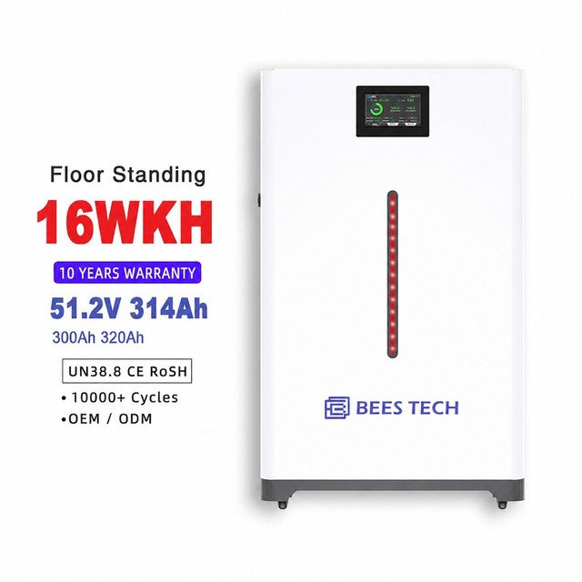 Floor Standing Lithium Ion Battery 51.2V 314Ah 300Ah 320ah Lifepo4 Lithium Battery 14.3kwh 15kwh 16kwh Solar Power Storage Wall