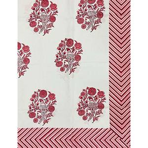 Quality Block Printed Flat <b>Sheet</b> <b>Fitted</b> Bed <b>Sheets</b> in King <b>Queen</b> & Twin Sizes for Bedroom Hotel & Hospital Use - Product Image 1