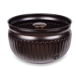 Pot de tuyau en métal/bol pour la maison hôtel Resort ferme utilisation de jardin extérieur grand pot de tuyau nouveaux pots de tuyau de luxe de concepteur - Product Image 4