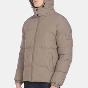 Veste matelassée pour homme de qualité supérieure, style fermeture éclair recouverte, couleur unie, légère, écologique, best-seller, vestes matelassées tendance pour homme - Product Image 3