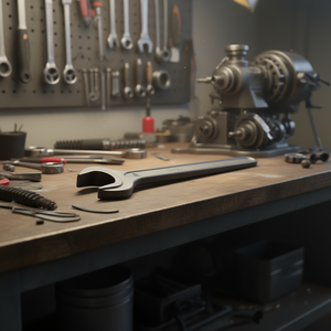 <b>Open</b>-<b>End</b> Wrench 894 90mm Key White 680mm Length Black Shop Tools - Product Image 3