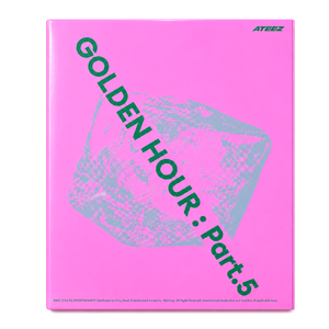 ATEEZ GOLDEN HOUR Part.5 Álbum [Versión A] Photobook con CD, 2 Photocards, Postal, Mini Póster y Sticker (Bad) - Música K-Pop Coreana - Product Image 1