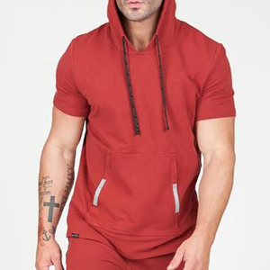 <b>Men's</b> Casual Vintage Style Crew Neck <b>Short</b> Sleeve <b>T</b>-<b>Shirt</b> <b>and</b> Solid <b>Shorts</b> <b>Set</b> with Custom Logo for Summer Two-Piece Outfits - Product Image 2