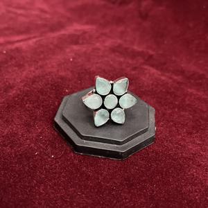 Anillo de Plata Oxidada con Flor Bohemia para Regalo Infantil - Product Image 4