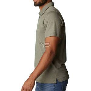 เสื้อโปโลกอล์ฟผู้ชาย, เสื้อโปโลแฟชั่นคุณภาพสูงขนาดพลัสไซส์ - Product Image 3