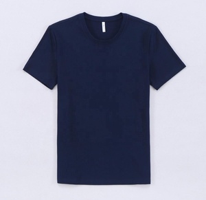 Camiseta de algodón gris redonda en blanco de color liso de algodón peinado súper fino, camiseta personalizada para hombre, envío DDP - Product Image 4