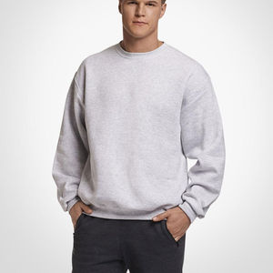Sweat-shirt à col rond OEM avec logo personnalisé pour hommes, pull-over vierge de sport du fabricant pakistanais, pulls molletonnés unis - Product Image 5