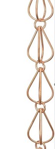 Chaîne de pluie en métal de qualité durable pour l'ornement ou la décoration de jardin Chaîne en métal I = n prix bon marché - Product Image 4