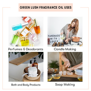 Vente chaude de haute qualité en vrac huile parfumée Greenlush relaxant arôme doux et épicé avec des ingrédients floraux et à la menthe - Product Image 4