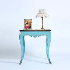 Mesa de Centro para Sala de Estar Serie 7306 Hecha de Madera de Caoba de Alta Calidad, Medidas 55x55x60 cm - Product Image 3