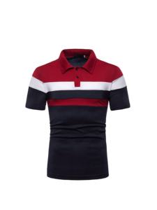 Polo deportivo liso para hombre, transpirable, 220 gramos, Piqué, Color sólido, logotipo personalizado, sublimado, tejido de golf, Manga corta sencilla - Product Image 6