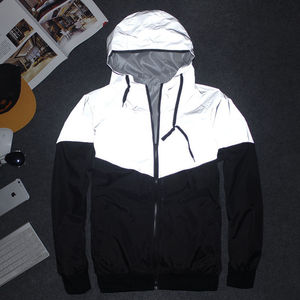 แจ็กเก็ตกันลมแจ็กเก็ตกันลม wholesale-80-90s-men-outdoor-patchwork-coat-hip-ho ดีไซน์ใหม่งาน OEM - Product Image 5