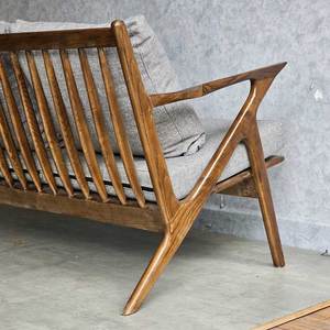 Z-Shaped Natural Wood <b>Sofa</b> Set CBSF68050 Upholstered Living Room Furniture with <b>Sponge</b> Filling <b>for</b> Apartments and Living Spaces - Product Image 4