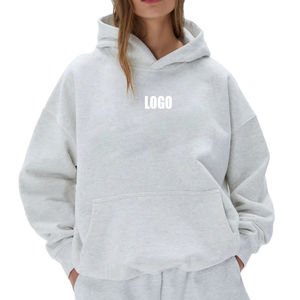 Venta caliente mujeres sudaderas con capucha de gran tamaño Streetwear estilo Hip Hop tela polar a prueba de viento ropa de invierno estilo pulóver - Product Image 1