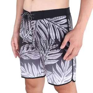 Short de surf décontracté à motif uni à séchage rapide pour hommes, short de plage à prix de gros - Product Image 6