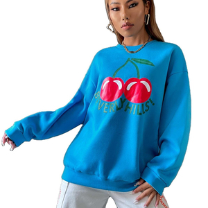 2025 nouveaux sweats à capuche pour femmes d'étanchéité à chaud dans la conception unie pull en gros Logo personnalisé femmes pull à capuche - Product Image 2