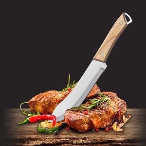 Cuchillo de Chef japonés OEM personalizable con mango de madera, hoja de acero inoxidable para cortar y cocinar cuchillos de cocina - Product Image 2