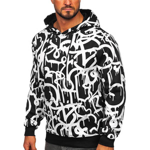 Sweat à Capuche Sublimation Grande Taille Vente en Gros Impression Vierge Logo 100% Polyester Bleach Sublimation Blanks Sweatshirts - Product Image 4