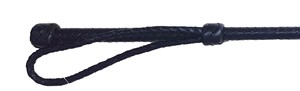 Fouet en cuir tressé avec poignée en cuir, 27 pouces, modèle d'entraînement pour chevaux Lass-7505 - Product Image 4