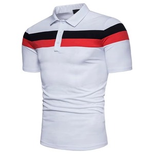 Chemises polo en coton pour hommes en gros pour uniforme, golf et vêtements décontractés, design uni et vierge avec logo personnalisé - Product Image 2