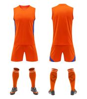 Vente en gros usine – Ensemble maillot et short de football/soccer 100 % polyester respirant sans manches – Tenue d'entraînement rétro personnalisable pour équipe