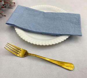 100% servilletas de tela de lino en óxido, servilletas de fiesta de boda de Navidad suavizadas hechas a mano para cocina servilletas de lino suave - Product Image 4