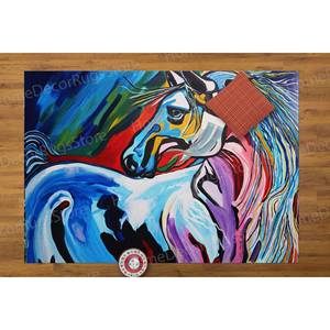 Alfombra con Estampado Floral Encantador: Decoración del Hogar, Regalo de Inauguración, Estilo Moderno Rústico, Alfombra Delgada No Tejida - Product Image 3