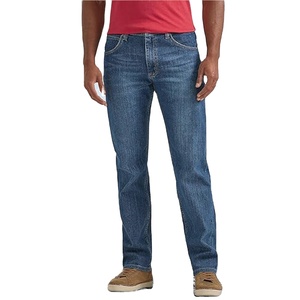 Custom Men's Stretch Denim <b>Jeans</b> Pants High Street Hip Hop Vintage Style Zipper <b>Fly</b> Direct Supplier 3D Streetwear Clothing - Product Image 4