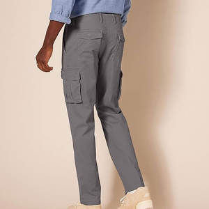 Pantalon cargo d'extérieur pour homme, multi-poches, design décontracté, respirant, coupe-vent, nouveau tissu, vente en gros, élastique, 6 poches - Product Image 3