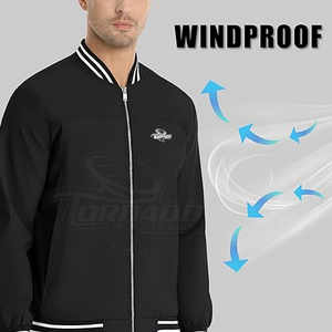 Blouson aviateur d'hiver à col montant léger personnalisable pour hommes Vestes pour hommes en vente avec service OEM - Product Image 3