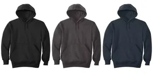 Sudadera con capucha Unisex de diseño personalizado, suave, duradera, 100% algodón, gris para invierno, impresión Digital, marca a granel, sudaderas con capucha al por mayor - Product Image 2