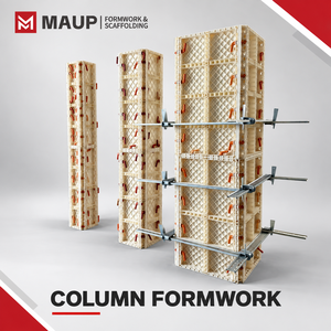 Coffrage modulaire réglable MAUP pour colonnes, en plastique ABS réutilisable, avec fixations en acier - Product Image 1