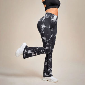 Leggings de yoga pour femmes, nouvelle collection, vente chaude, taille haute, impression par sublimation, séchage rapide, anti-transpiration, respirants - Product Image 3