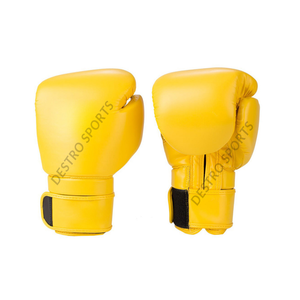 Guantes de boxeo personalizados de alta calidad, Etiqueta Privada, cuero, dedo completo, Equipo de Boxeo para adultos - Product Image 1