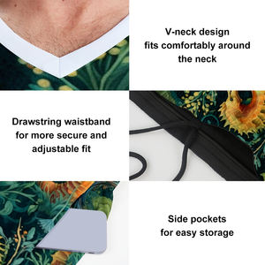 Ensemble d'uniformes de basket-ball d'été respirant vêtements d'entraînement d'équipe imprimés avec option de taille plus ensemble d'uniformes de short conformes Bsci - Product Image 3