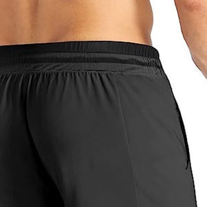 Pantalones cortos de gimnasio clásicos para hombre de bajo precio, pantalones cortos de secado rápido con múltiples bolsillos, ropa de gimnasio al aire libre para hombre, pantalones cortos de poliéster para entrenamiento - Product Image 6
