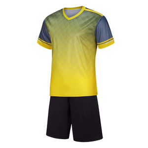 ชุดเสื้อฟุตบอลออกแบบเองจากประเทศไทยเสื้อฟุตบอลโพลีเอสเตอร์ดีไซน์ใหม่สำหรับสโมสรและทีม - Product Image 2