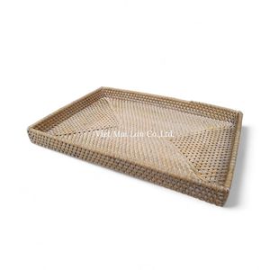 ถาดหวายเวียดนามขายส่ง ทำด้วยมือ สำหรับเสิร์ฟและตกแต่งภายใน - Product Image 1