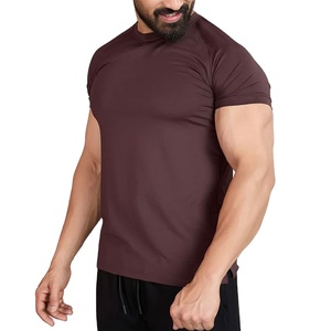 Camiseta Deportiva de Gimnasio 100% Algodón, Lisa, con Logotipo Personalizado al por Mayor, Corte Regular para Hombre, Ropa Deportiva Informal y Cómoda - Product Image 1