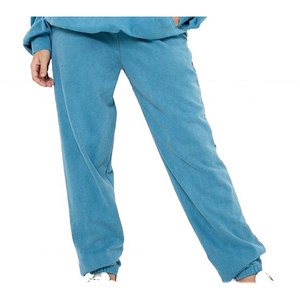 Survêtements Jogger 100 % Coton Délavé à l'Acide pour Femmes, Tenues de Sport Lourdes pour l'Entraînement Printanier 2026 - Product Image 5